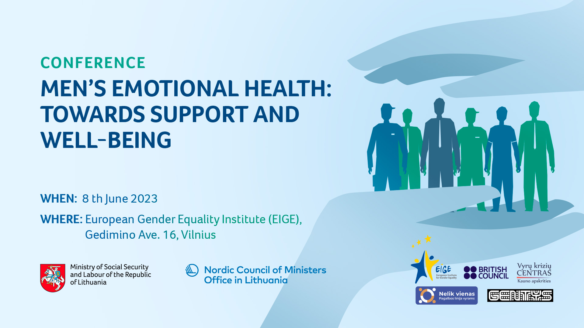 Men's emotional health: aspects of support and well-being (Live transliacija)